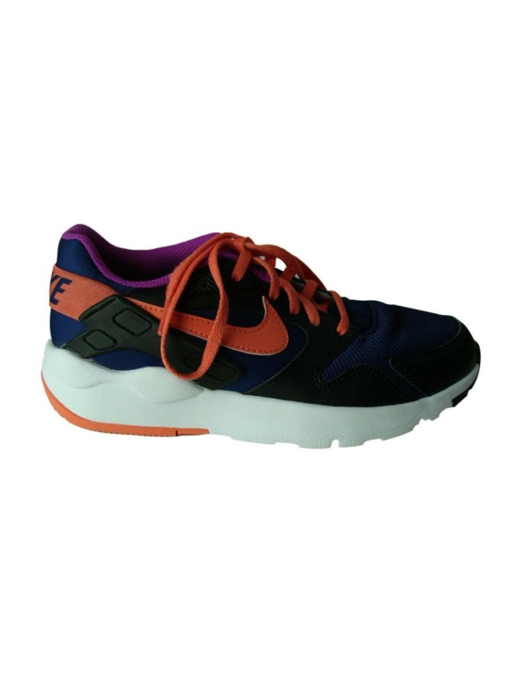 Nike Air Icarus Extra Bold Youth Sneakers Size 5Y Black/Orange - Picture 5 of 7